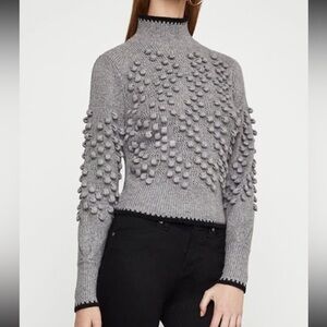 BCBG MaxAzria Popcorn Sweater Gray